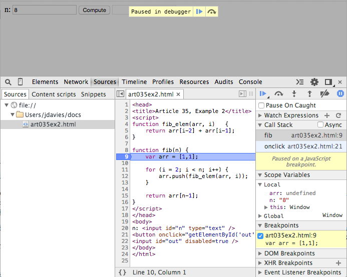 chrome for mac debugger